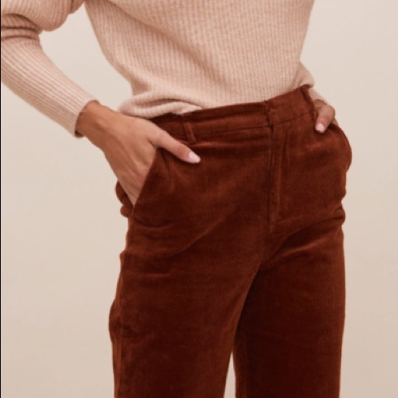 JASPER WIDE LEG PANT In Maple - Picture 3 of 6